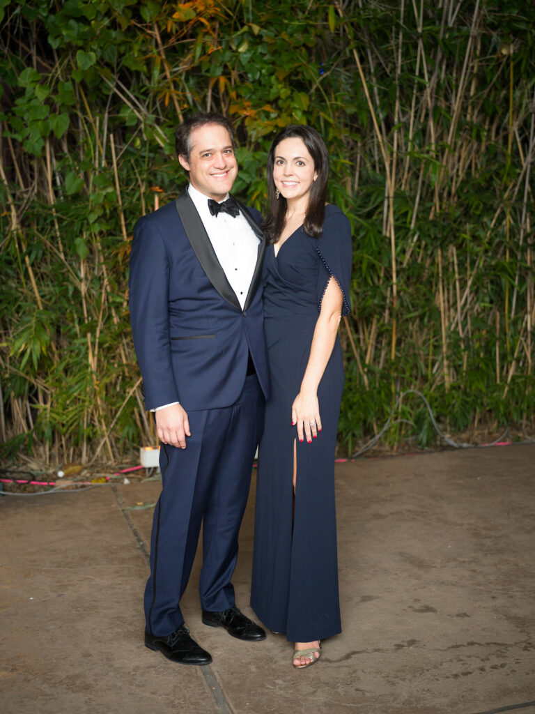 Brooks & Carina Antweil at the Houston Zoo 'A Starry Night in the Galápagos' gala (Photo by Daniel Ortiz)