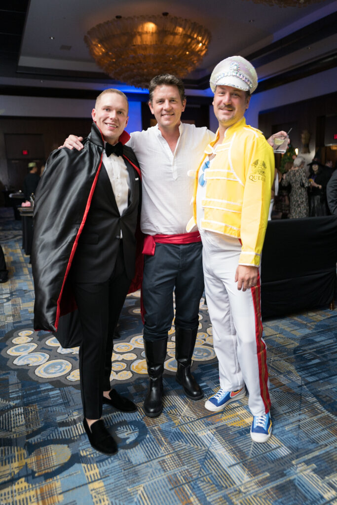 Christopher Doyle, Luke Hotze, Brant Croucher at the Ronald McDonald House Houston Boo Ball (Photo by Daniel Ortiz)
