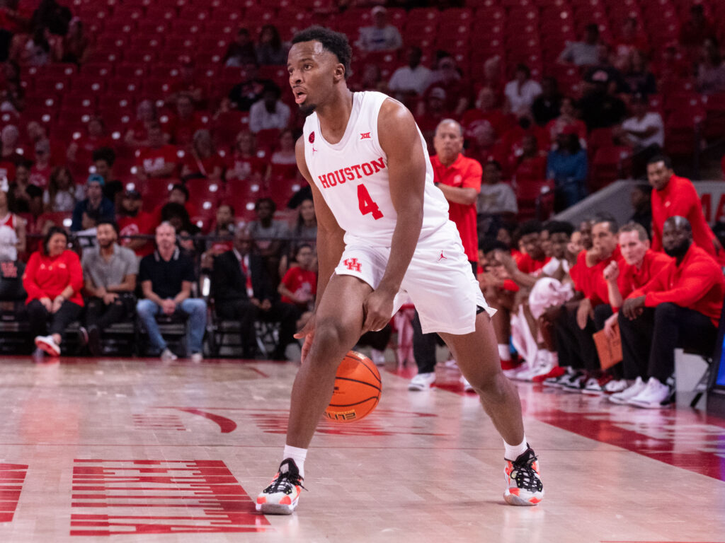 Baylor transfer L.J. Cryer is a walking bucket for the Cougars. (Photo by F. Carter Smith)