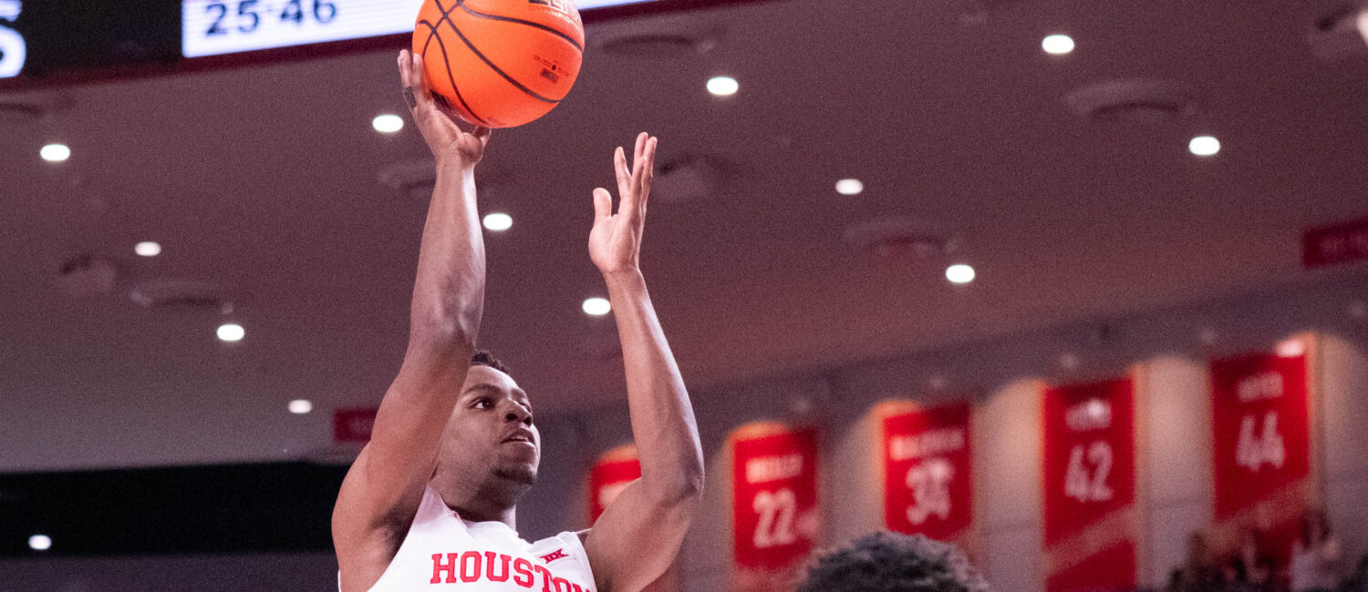 University of Houston forward Terrance Arceneaux is a player on the rise. Now he's returned from a long injury absence. (Photo by F. Carter Smith)