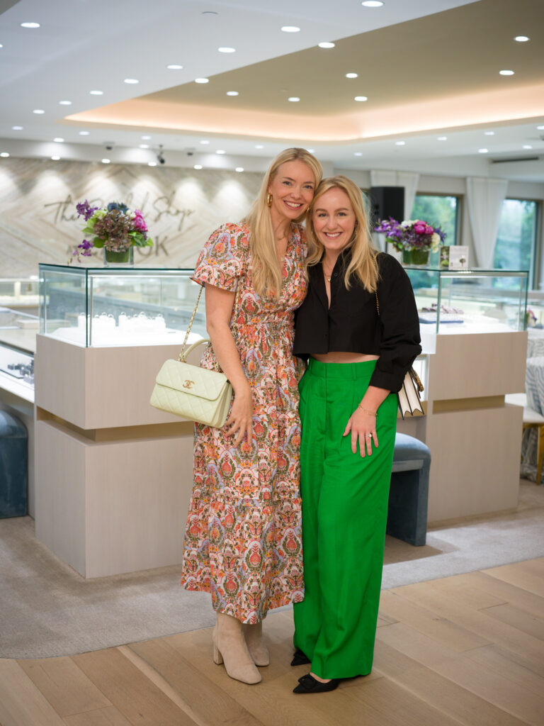 Courtney Beck, Hannah Nates at Zadok Jewelers 'Leading Women' champagne brunch and program. (Photo by Daniel Ortiz)