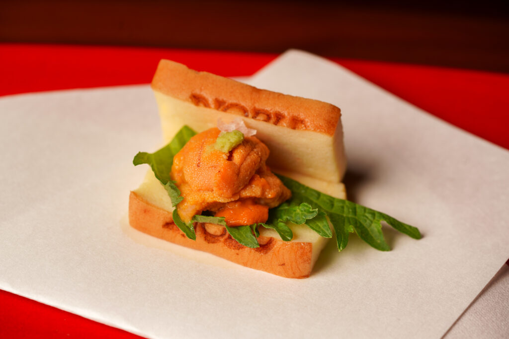 Created by chefs Joe Murphey and Eiji, with just four guests at each seating, you might taste their signature yellowtail jalapeno dish, charcoal grilled otoro, and creamy baked crab and masago at this exclusive tasting which can be paired with a flight of champagne and sake for an additional $70 per person. Photo courtesy of Nobu.