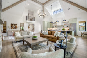 One of several sleek villas at Bluejack National. (Photo by Bluejack National)