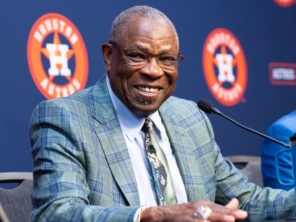 Dusty Baker often brought smiles to the Houston Astros. (Photo by F. Carter Smith)