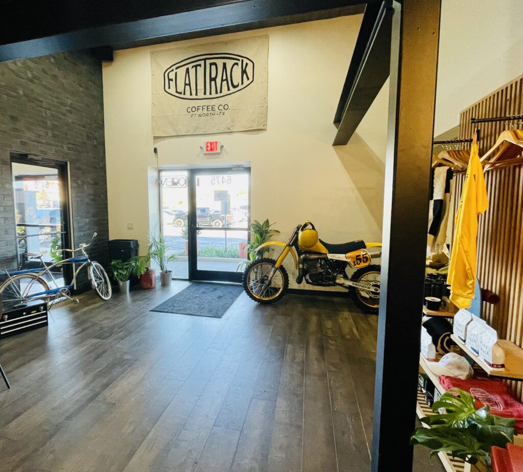 Flat Track Coffee's Fort Worth location is only the second for the brand, but more are planned. (Photo by Courtney Dabney)