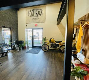 Flat Track – Coffee’s Fort Worth location is only the second for the brand, but more are planned. (Photo by Courtney Dabney)