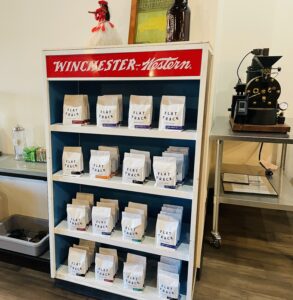 Flat Track – specialty blends and single origin beans roasted in Austin. (Photo by Courtney Dabney)