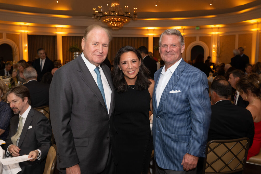 Gary Petersen, Tracy & Randy Hale at the Mission of Yahweh 'Leaders & Legends' gala.