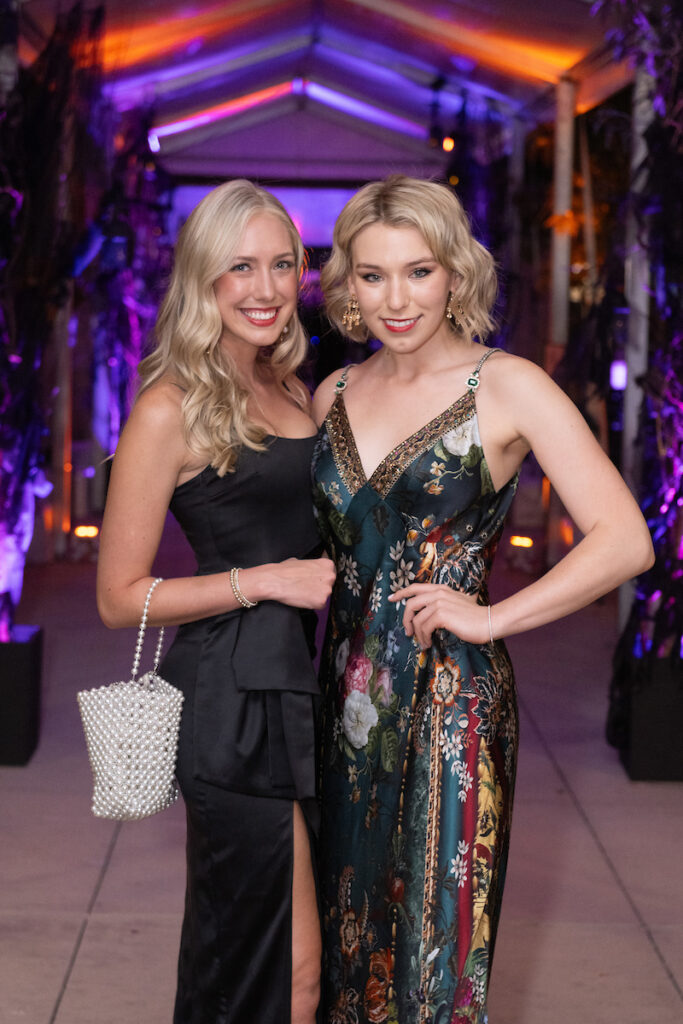 Hannah Davis, Grace Harrison at the Houston SPCA Howl-O-Ween Ball (Photo by Wilson Parish)