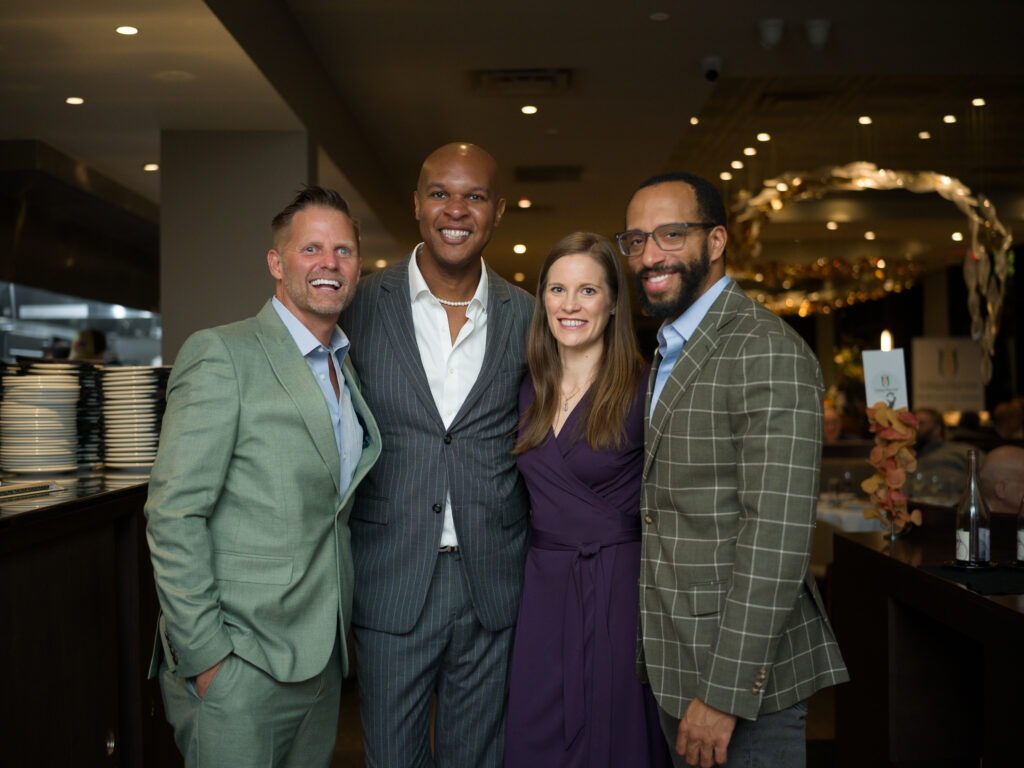 Heath LaPray, Travis Torrence, Ashton & Sammy Ford at the Urban Harvest Supper Sunday at Georgia James Steak (Photo by Daniel Ortiz)