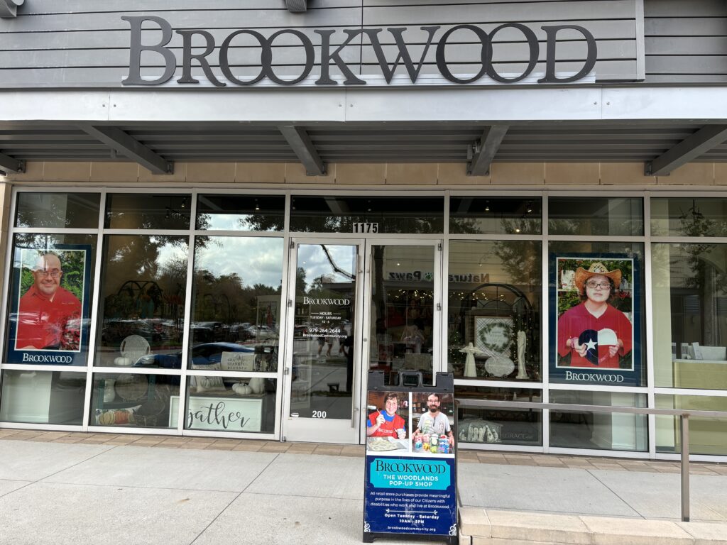 The Brookwood store is located across from Whole Foods in Hughes Landing.(Photo by Laura Landsbaum)
