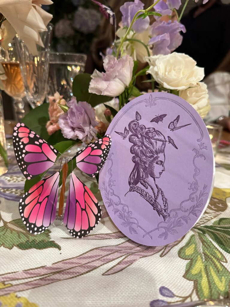 Decorative details from the French dinner soirée at New Orleans Auction Galleries. (Photo by MoDavisPhotography.com)