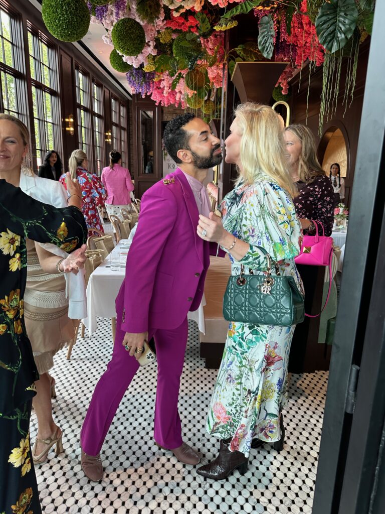 Fady Armanious, Jennifer Allison at the Annabelle Brasserie first look luncheon in Autry Park (Photo by Shelby Hodge)