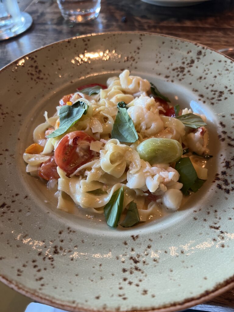 Gemma's new Lobster Tagliatelle is delightful. (Photo by Megan Ziots)
