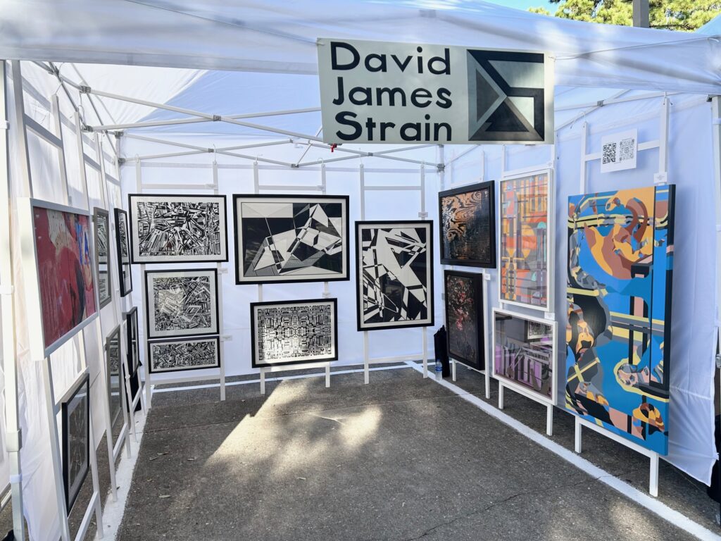 Woodlands artist David Strain will participate in the upcoming outdoor markets at Ardest Gallery.