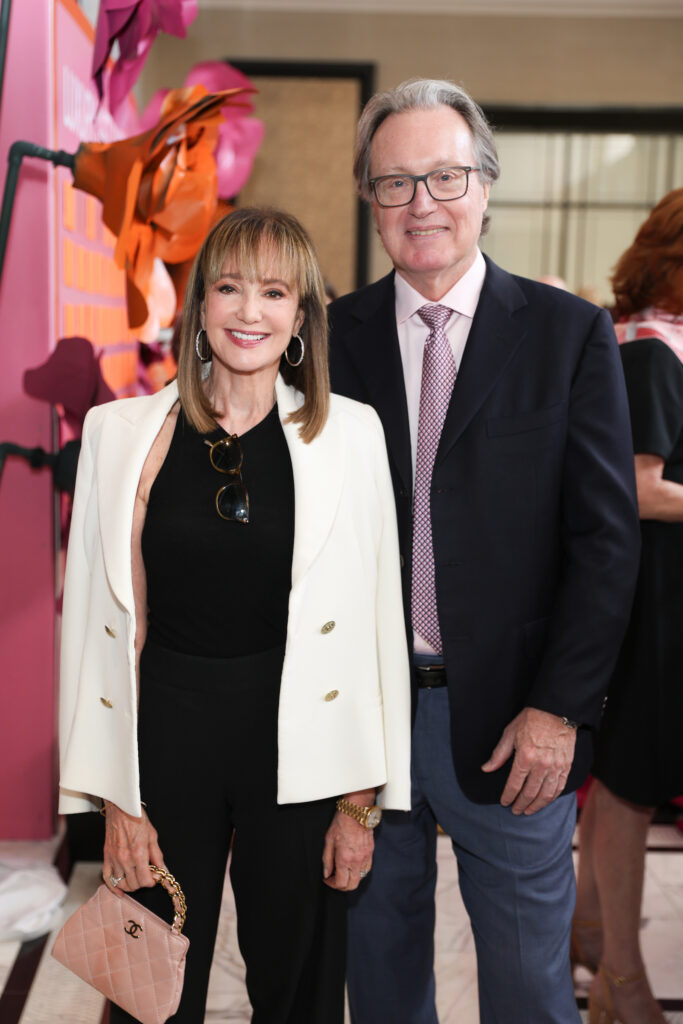 Janet Gurwitch & Ron Franklin at Memorial Hermann Foundation's annual Razzle Dazzle luncheon at the Post Oak Hotel (Photo by Priscilla Dickson) 
