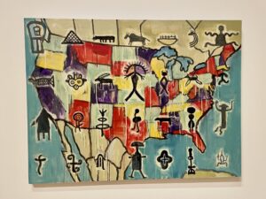 Jaune – Remapping Series Memory Map, 2000. (Photo by Courtney Dabney)
