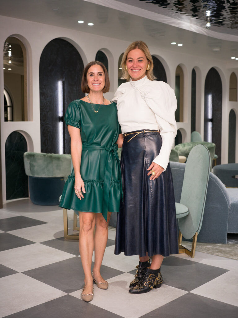 Jenny Weber, Allison Bagley at Zadok Jewelers 'Leading Women' champagne brunch and program. (Photo by Daniel Ortiz)