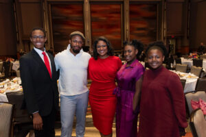Jeremiah Waters, Cornelius Smith, Jr., Yulise Reaves Waters (ProtectHER recipient), Hope Waters, Liberty Waters (Photo by Tamytha Cameron and Celeste Cass)