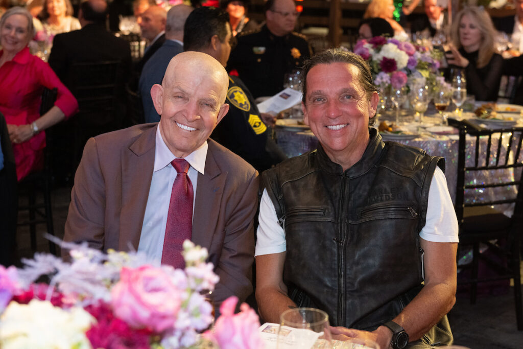 Jim McIngvale, Tony Buzbee at the Houston SPCA Howl-O-Ween Ball (Photo by Wilson Parish)