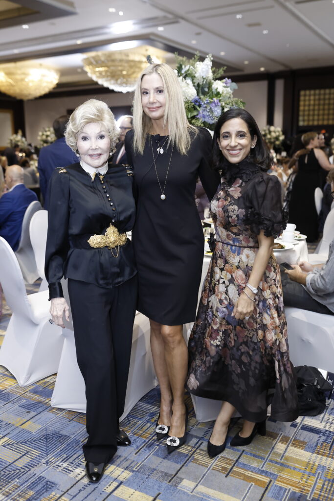Joanne King Herring, Guest Speaker Mira Sorvino, Rania Mankarious (Photo by Quy Tran)