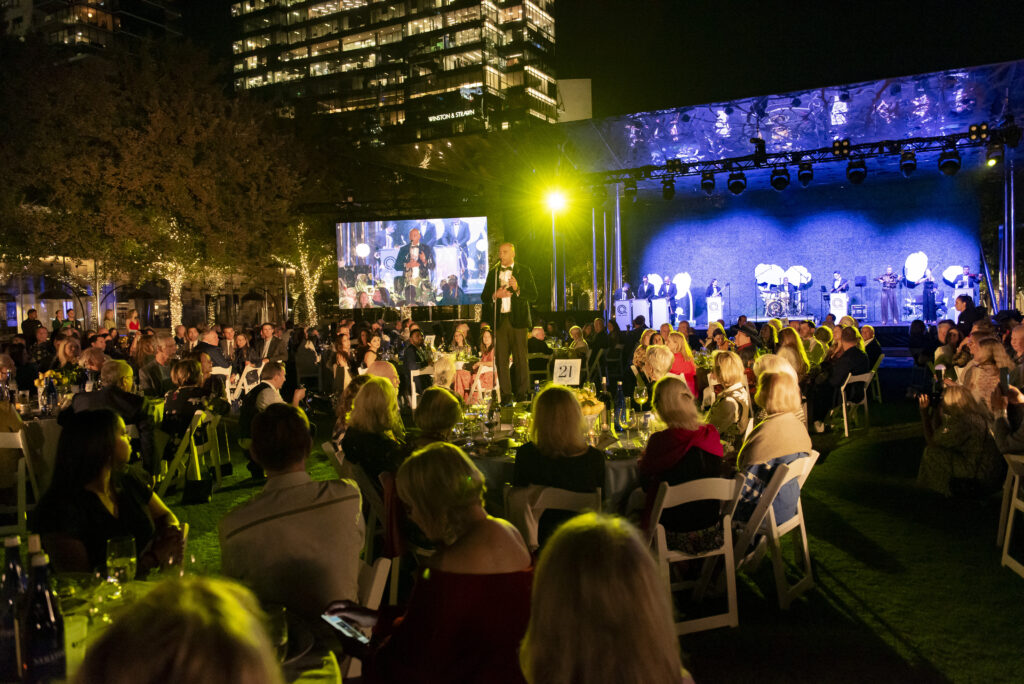 Klyde Warren Park's Party in the Park was a chic affair. (Photo by Tamytha Cameron and Celeste Cass)