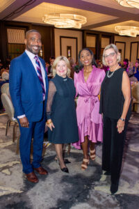 Keith Garvin, Maureen Higdon, Lisa Garvin, and Stick Delaup; Photo courtesy of Jacob Power