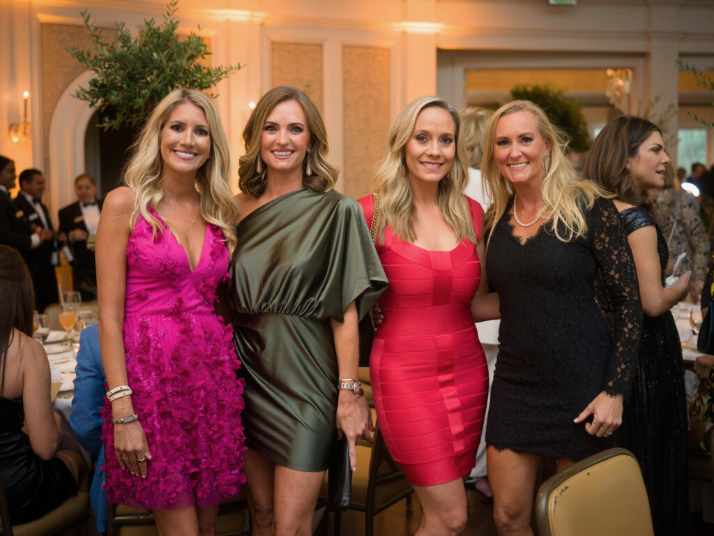 Laura Anderson, Ashley Osborn, Kristin McGill, Kim Huston at the Mission of Yahweh 'Leaders & Legends' gala.