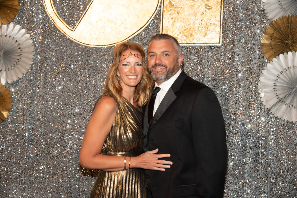 Lauren & Dustin Kelch  at the Children's Museum Houston 'A Night at Studio 54' gala, held at Corinthian Houston. (Photo by Alexander's Fine Portrait Design)