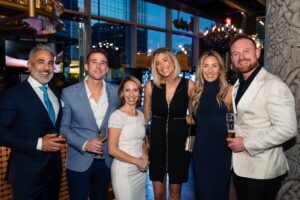 Lonny Soza, Daniel Schmitt, Brooke Schmitt, Janine Jones, Claudine Said & Austin Simons (Photo by Duc Vo for Jenny Antill Photography)