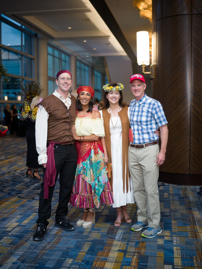 Matt & Erika Benz, Kaylin & Chris Weber at the Ronald McDonald House Houston Boo Ball (Photo by Daniel Ortiz)