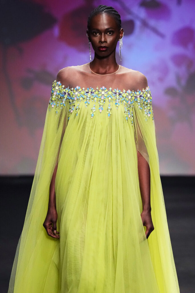 Michael Cinco SS24. (Photo by Dubai Fashion Week)