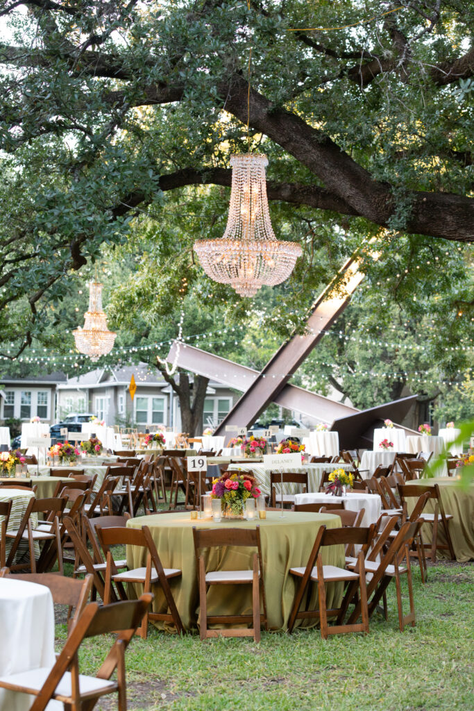The Menil Collection's Party in the Park brings 400 guests to an evening of al fresco entertainments. (Photo by Lawrence Elizabeth Knox)