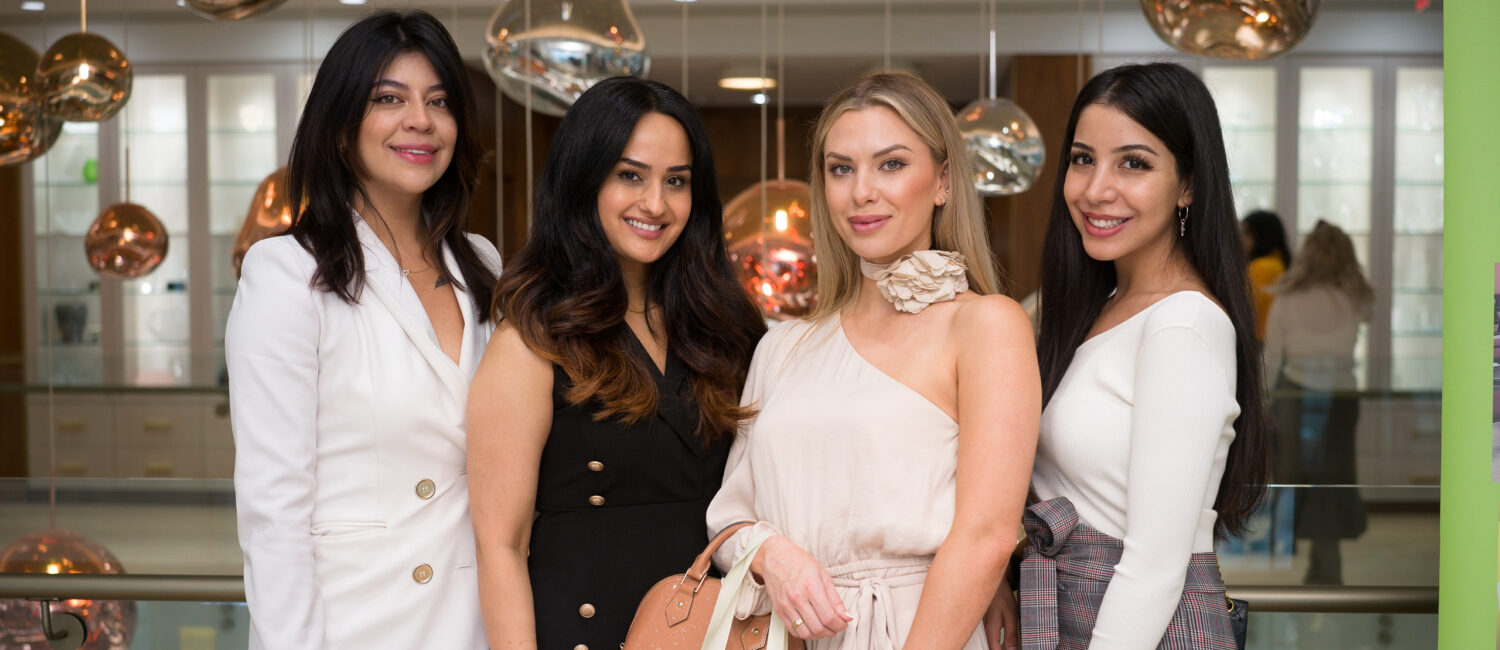 Paula Galvis, Shivangi Brahmbhatt, Leigha Vaughn and Iman Atiya (Photo by Daniel Ortiz)