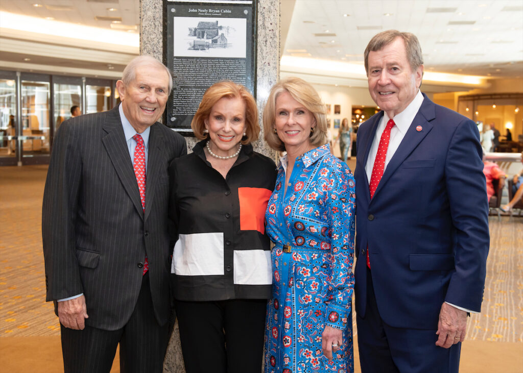 Pete and Pat Schenkel, Gail and Dr. Gerald Turner (Photo by Tamytha Cameron and Celeste Cass)