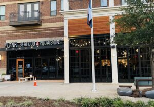 Plank – The exterior of the brand new Plank Seafood Provisions at Fort Worth’s Clearfork. (Photo by Courtney Dabney)