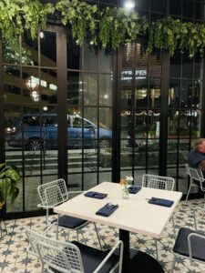 Plank – has added atrium seating with nautical star tiles in Fort Worth. (Photo by Courtney Dabney)