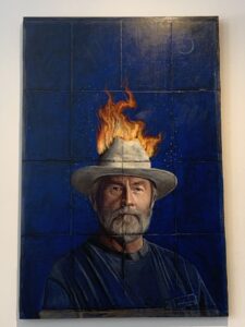 The Captain, Wayne Gilbert, as portrayed by Houston artist Linda Hofheinz