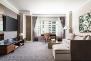 Ritz Carlton Dallas Uptown Renovations – 05_Deluxe Suite Living Area (Photo by Ritz-Carlton, Dallas)