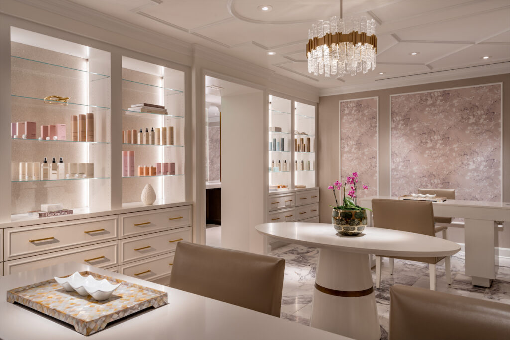 The nail salon in the newly renovated Ritz-Carlton Dallas spa. (Photo by Ritz-Carlton, Dallas)