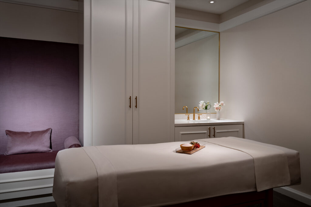 A treatment room in the Ritz-Carlton Dallas spa. (Photo by Ritz-Carlton, Dallas)