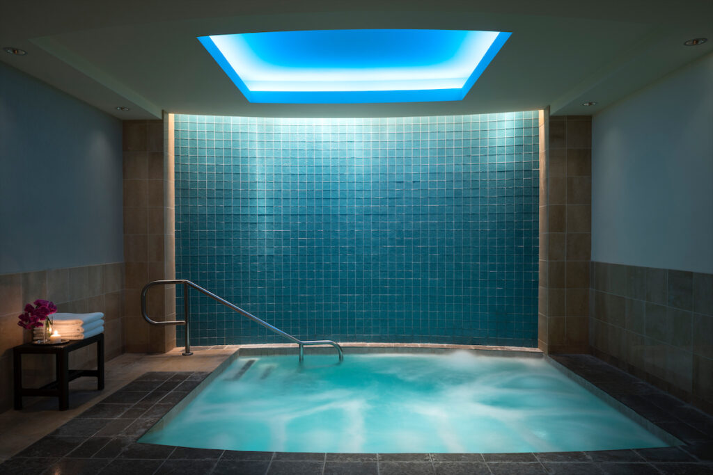 The whirlpool at the Ritz-Carlton Spa.  (Photo by Ritz-Carlton, Dallas)