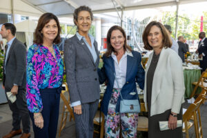 Roxann Neumann, Elizabeth Winston-Jones, HPB Board Member Cullen Geiselman Muse, HPB Board Member and Luncheon Co-Chair Sis Johnson