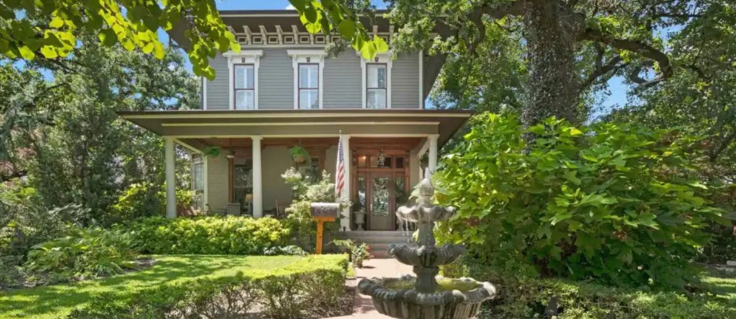 The historic main house at the soon-to-open Saddlerock Wine & Beer Co in Fort Worth shows off the uniqueness of this new wine bar.
