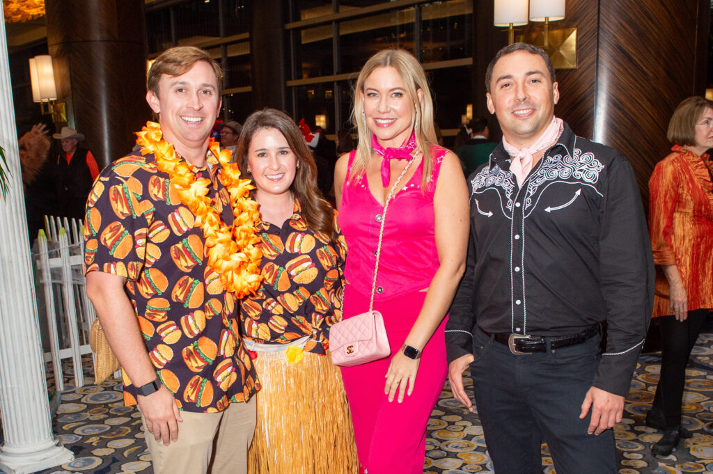 Seth & Emma Elsenbrook, Kate Archer, Evan Elsenbrook at the Ronald McDonald House Houston Boo Ball (Photo by Jacob Power)
