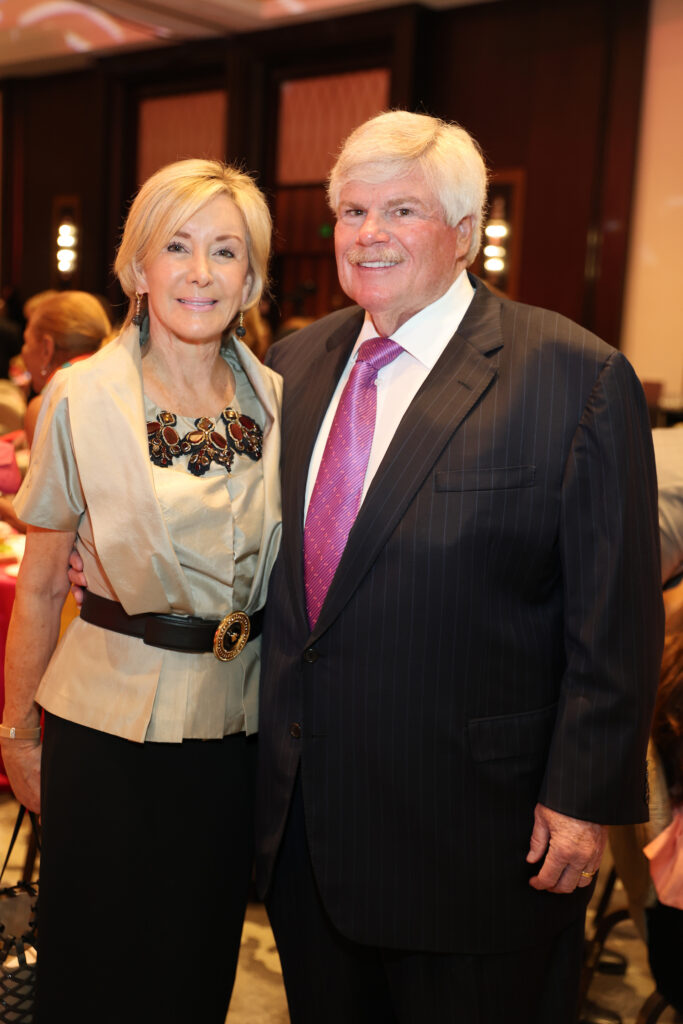 Sheridan & John Eddie Williams at Memorial Hermann Foundation's annual Razzle Dazzle luncheon at the Post Oak Hotel (Photo by Priscilla Dickson) 