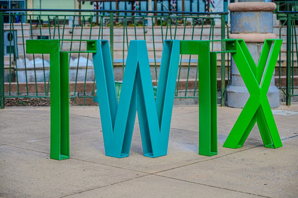 The Woodlands' art focus comes through in these new striking bike racks.