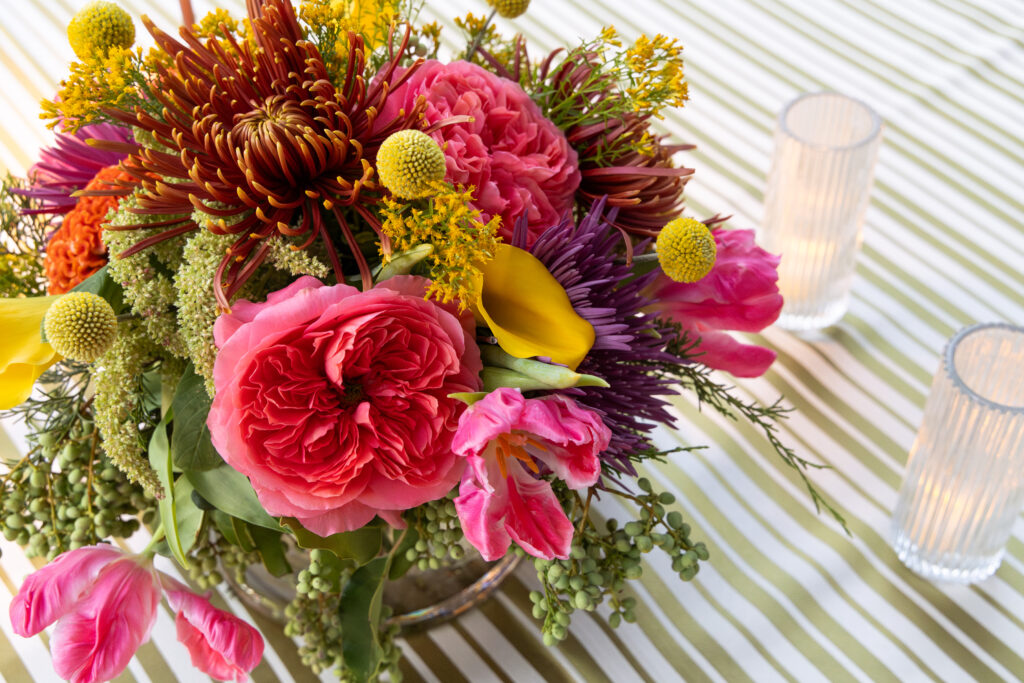 Bergner & Johnson decor at The Menil Collection's Party in the Park (Photo by Lawrence Elizabeth Knox)