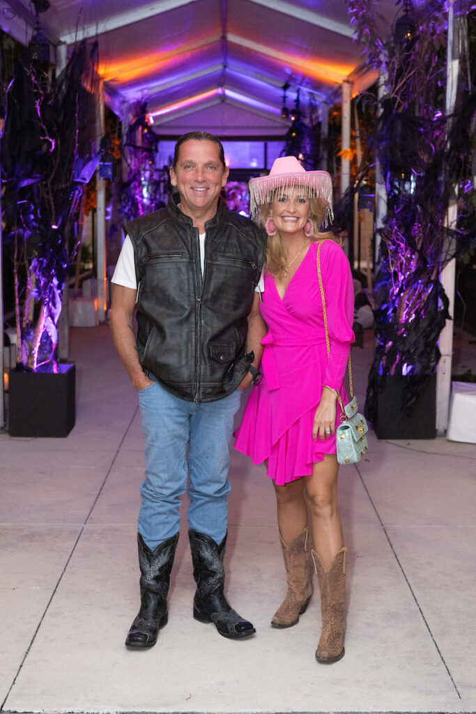 Tony Buzbee & Frances Moody Buzbee at the Houston SPCA Howl-O-Ween Ball (Photo by Wilson Parish)