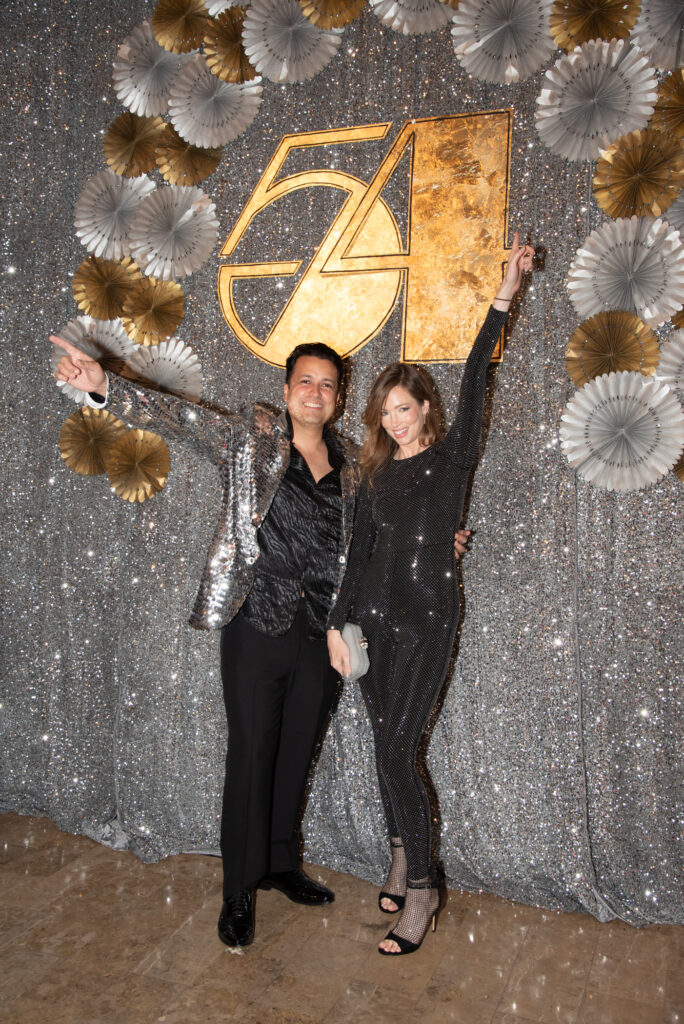 Underwriting chairs Ivan & Allison Chavez at the Children's Museum Houston 'A Night at Studio 54' gala, held at Corinthian Houston. (Photo by Alexander's Fine Portrait Design)